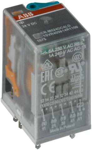 Immagine per CR-M024DC4LG AL.24VDC 4 C/O(CONT.AU) LED da Sacchi elettroforniture